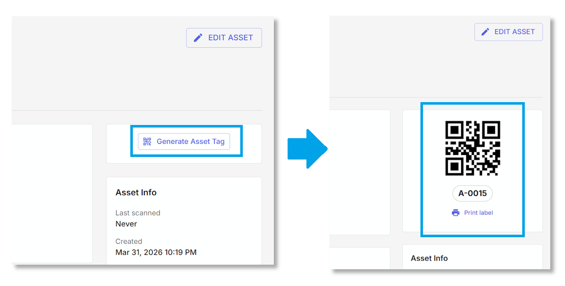 Generating asset tags
